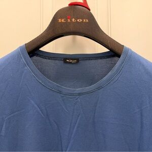 Kiton Sky Blue Casual T-Shirt